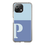Slim Protection Case［ Original - initial two tone - P blue ］