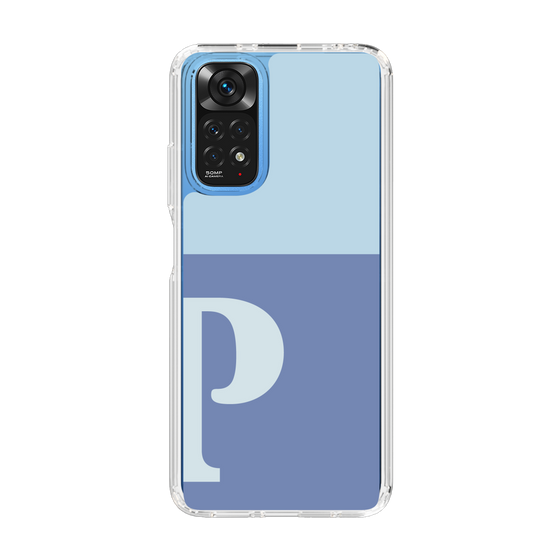 Slim Protection Case［ Original - initial two tone - P blue ］
