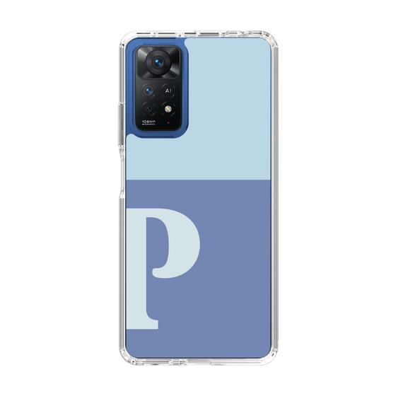 Slim Protection Case［ Original - initial two tone - P blue ］