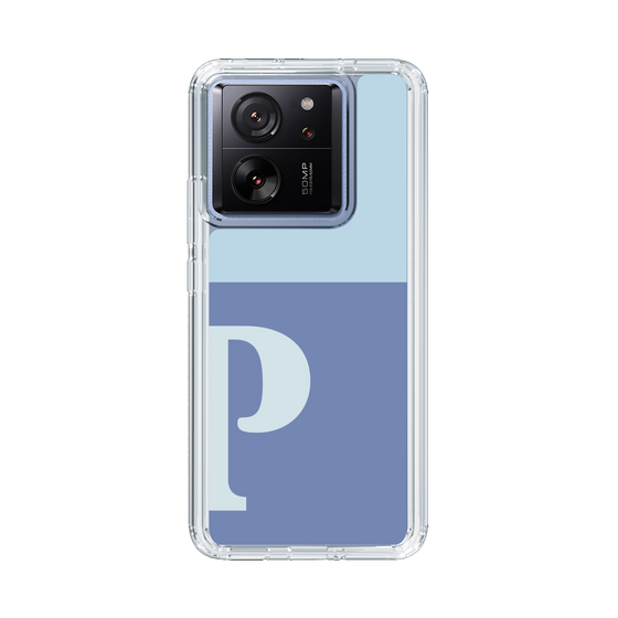 Slim Protection Case［ Original - initial two tone - P blue ］