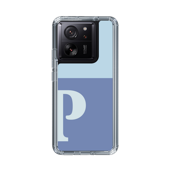 Slim Protection Case［ Original - initial two tone - P blue ］