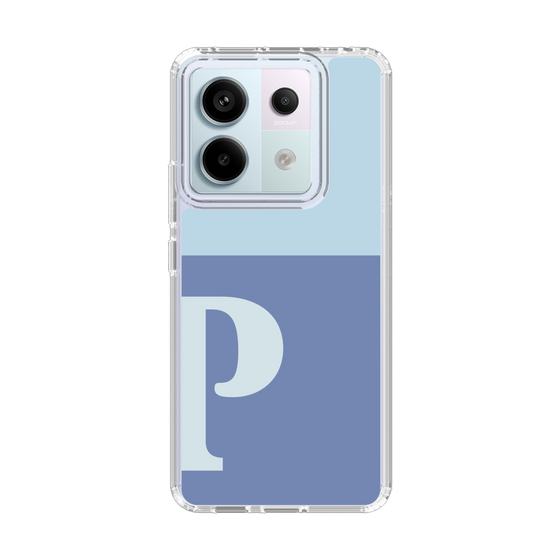 Slim Protection Case［ Original - initial two tone - P blue ］