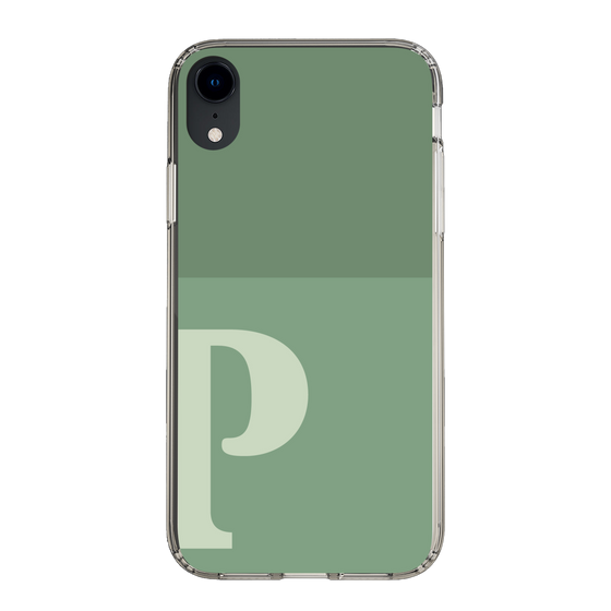 Slim Protection Case［ Original - initial two tone - P green ］