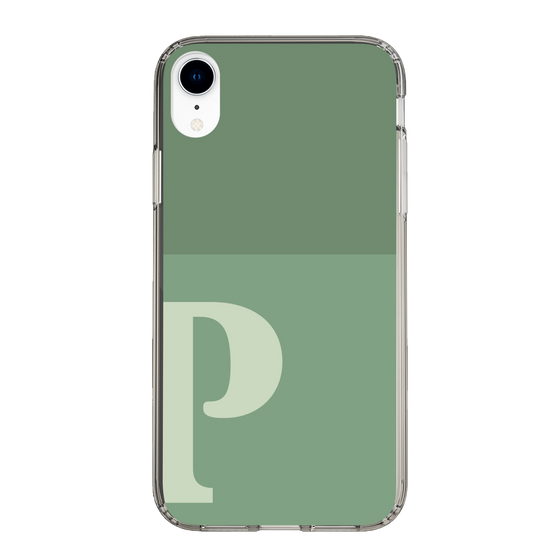 Slim Protection Case［ Original - initial two tone - P green ］