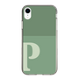 Slim Protection Case［ Original - initial two tone - P green ］