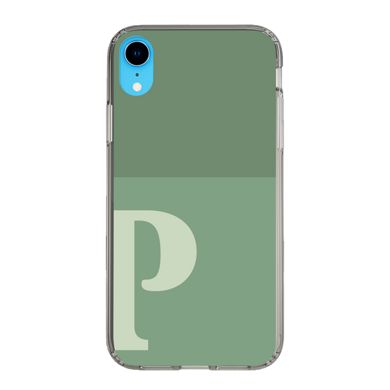 Slim Protection Case［ Original - initial two tone - P green ］