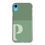 Slim Protection Case［ Original - initial two tone - P green ］