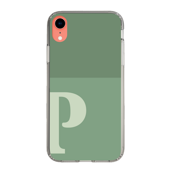 Slim Protection Case［ Original - initial two tone - P green ］
