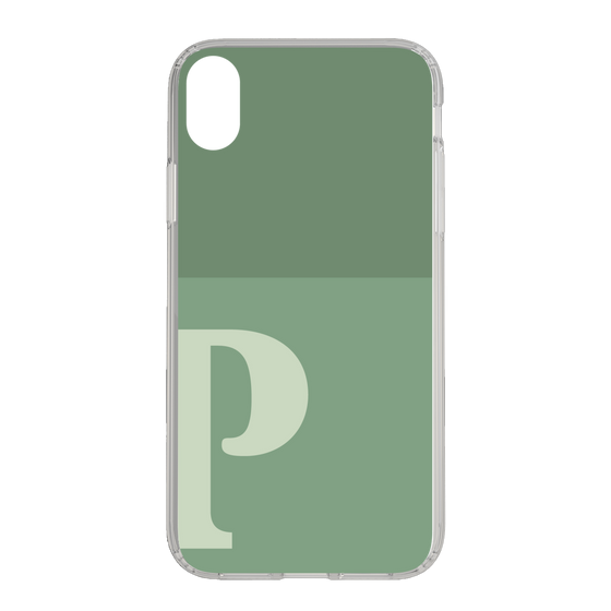 Slim Protection Case［ Original - initial two tone - P green ］