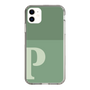 Slim Protection Case［ Original - initial two tone - P green ］