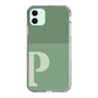 Slim Protection Case［ Original - initial two tone - P green ］