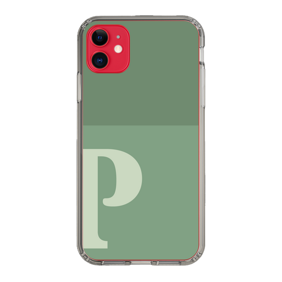 Slim Protection Case［ Original - initial two tone - P green ］