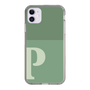 Slim Protection Case［ Original - initial two tone - P green ］