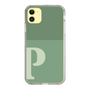 Slim Protection Case［ Original - initial two tone - P green ］
