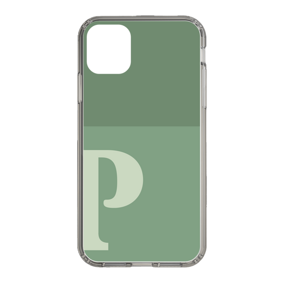 Slim Protection Case［ Original - initial two tone - P green ］