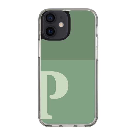 Slim Protection Case［ Original - initial two tone - P green ］