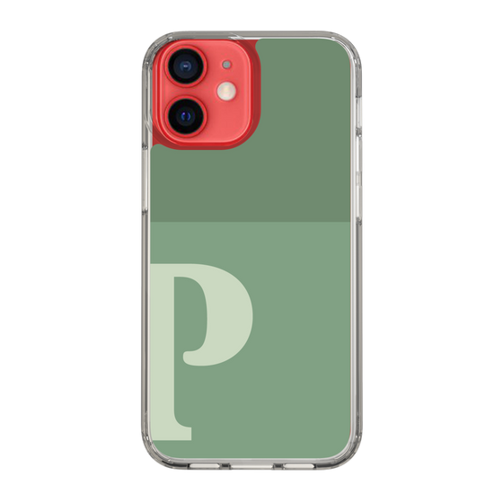 Slim Protection Case［ Original - initial two tone - P green ］