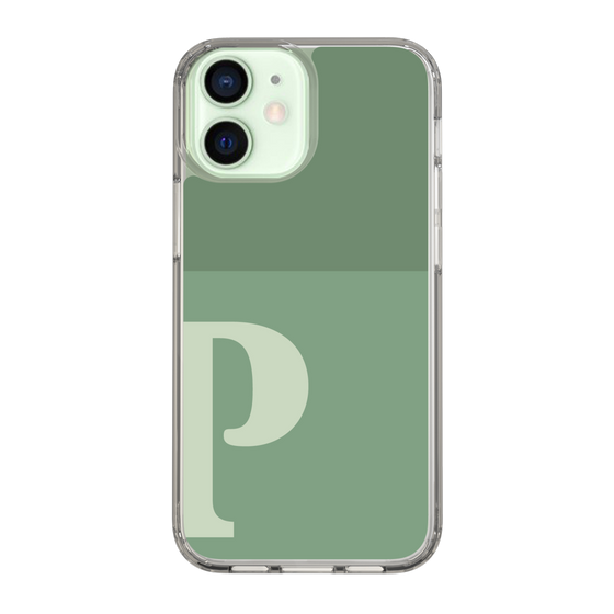 Slim Protection Case［ Original - initial two tone - P green ］