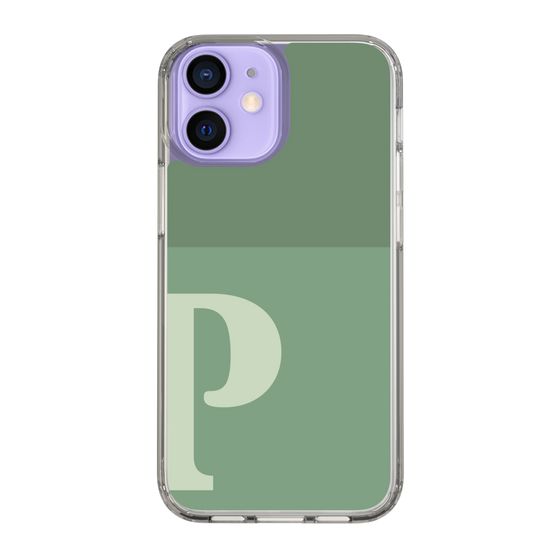Slim Protection Case［ Original - initial two tone - P green ］