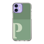 Slim Protection Case［ Original - initial two tone - P green ］