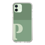 Slim Protection Case［ Original - initial two tone - P green ］