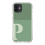Slim Protection Case［ Original - initial two tone - P green ］