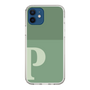 Slim Protection Case［ Original - initial two tone - P green ］