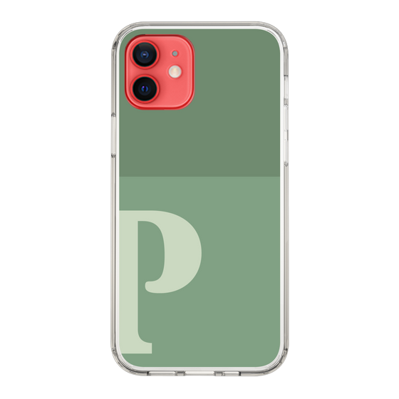 Slim Protection Case［ Original - initial two tone - P green ］