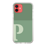 Slim Protection Case［ Original - initial two tone - P green ］