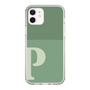 Slim Protection Case［ Original - initial two tone - P green ］