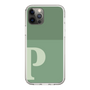 Slim Protection Case［ Original - initial two tone - P green ］