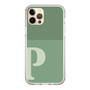 Slim Protection Case［ Original - initial two tone - P green ］