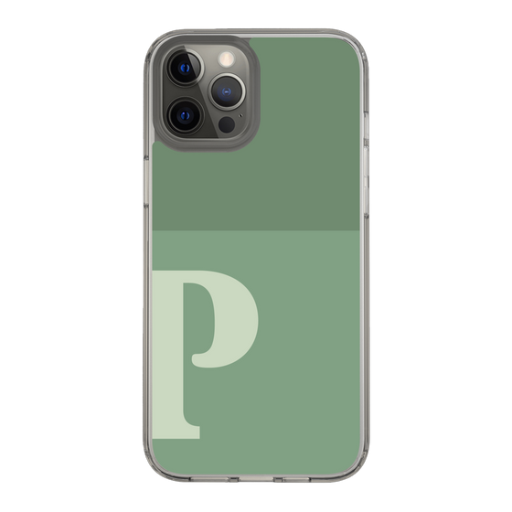 Slim Protection Case［ Original - initial two tone - P green ］