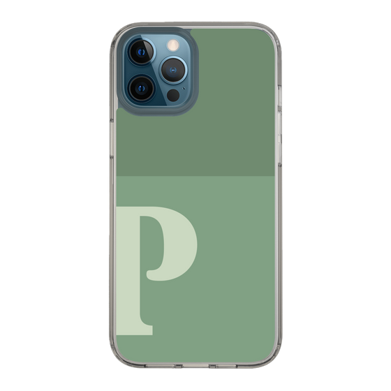 Slim Protection Case［ Original - initial two tone - P green ］