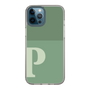 Slim Protection Case［ Original - initial two tone - P green ］