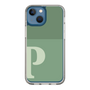 Slim Protection Case［ Original - initial two tone - P green ］