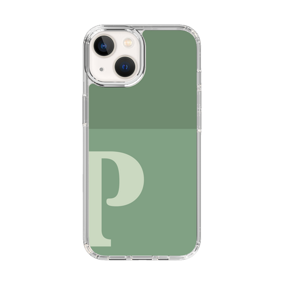 Slim Protection Case［ Original - initial two tone - P green ］