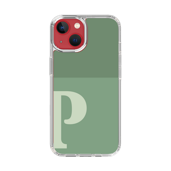 Slim Protection Case［ Original - initial two tone - P green ］