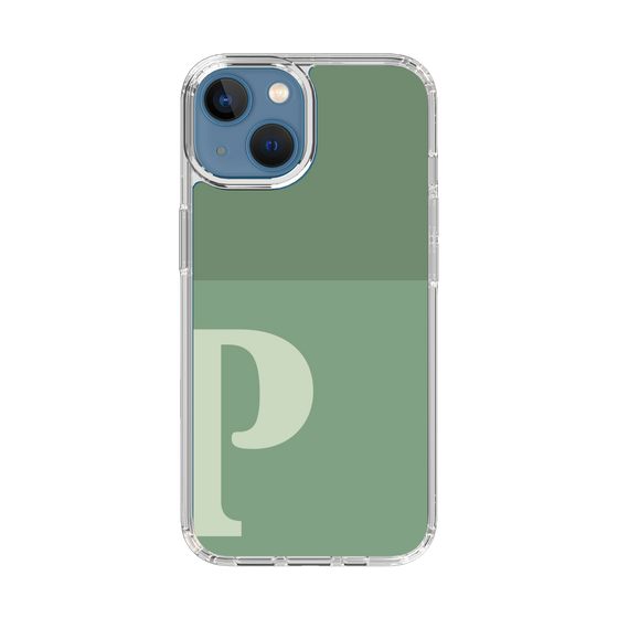 Slim Protection Case［ Original - initial two tone - P green ］