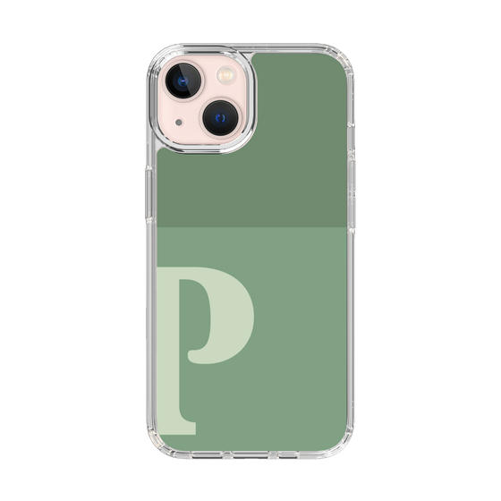 Slim Protection Case［ Original - initial two tone - P green ］
