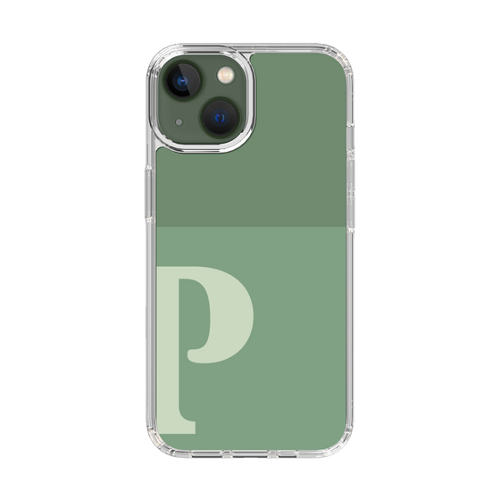 Slim Protection Case［ Original - initial two tone - P green ］