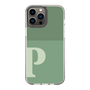 Slim Protection Case［ Original - initial two tone - P green ］
