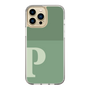 Slim Protection Case［ Original - initial two tone - P green ］