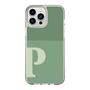 Slim Protection Case［ Original - initial two tone - P green ］