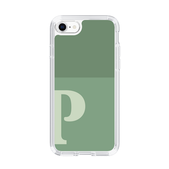 Slim Protection Case［ Original - initial two tone - P green ］