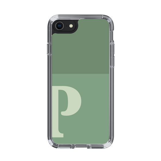 Slim Protection Case［ Original - initial two tone - P green ］