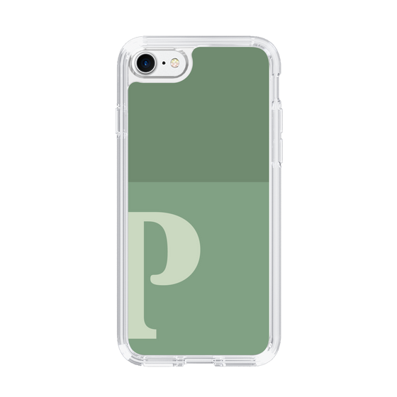 Slim Protection Case［ Original - initial two tone - P green ］