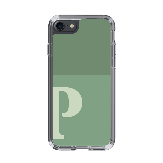 Slim Protection Case［ Original - initial two tone - P green ］