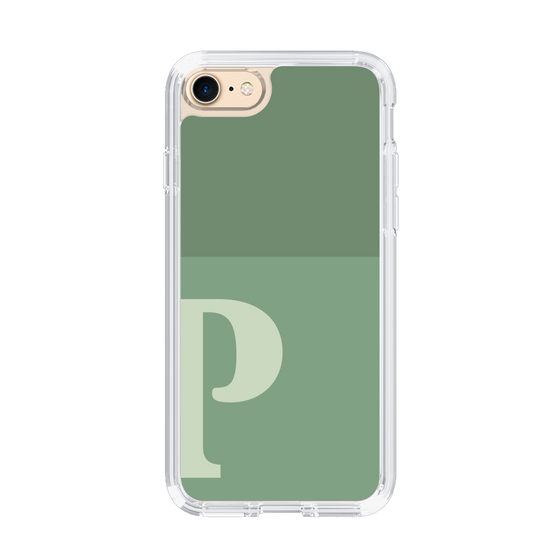 Slim Protection Case［ Original - initial two tone - P green ］