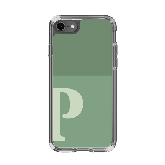 Slim Protection Case［ Original - initial two tone - P green ］